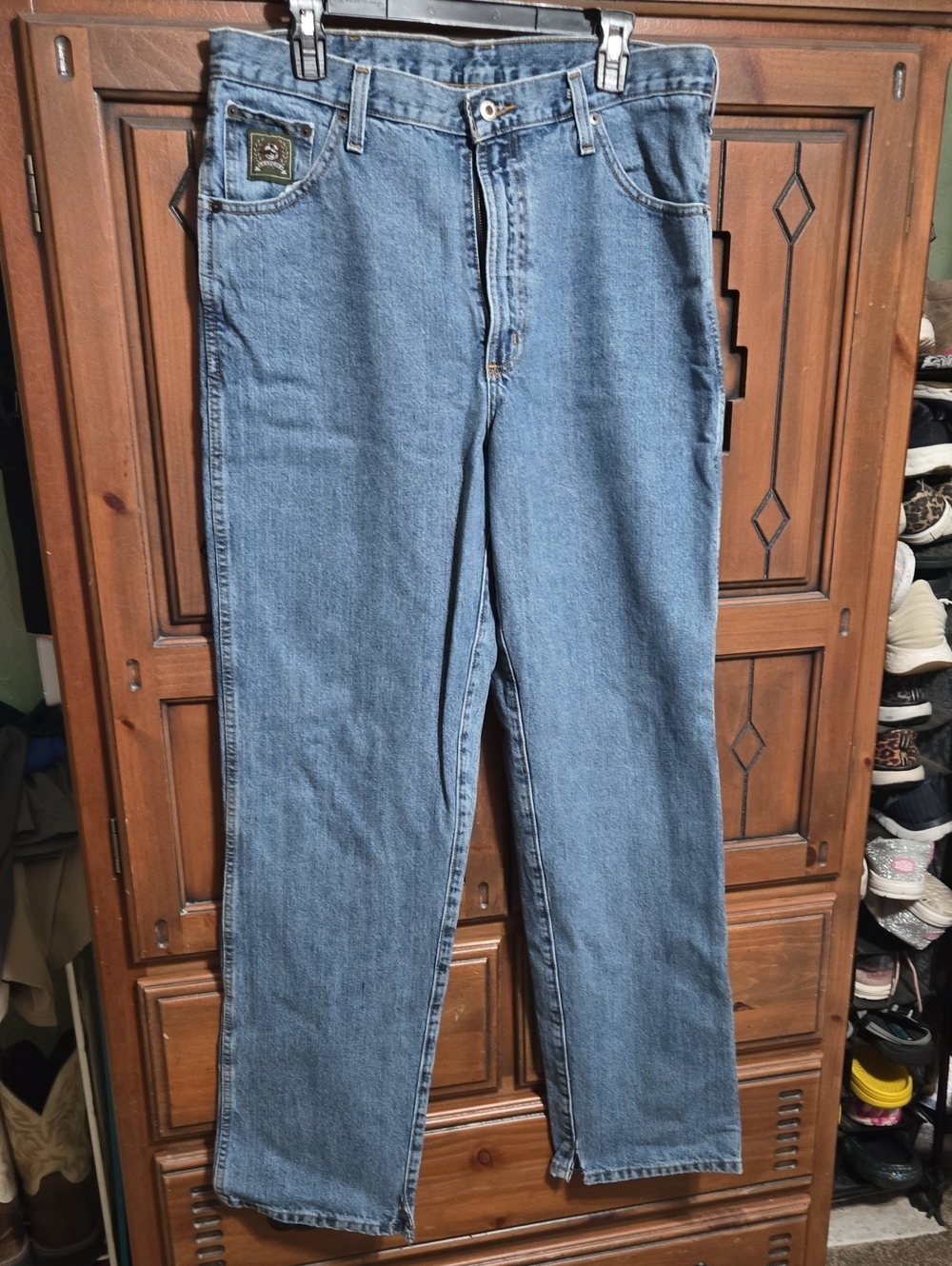 Cinch Men's Light Blue Relaxed Jeans 35x34